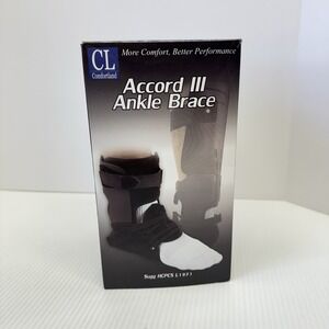 Comfortland Accord III Ankle Brace Black CL-301-4-L  Large RIGHT NEW